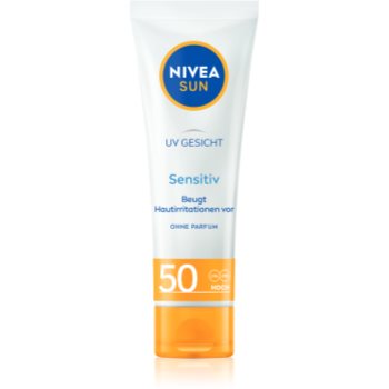 NIVEA SUN Sensitive crema protectoare pentru fata pentru piele sensibilă - imagine 2